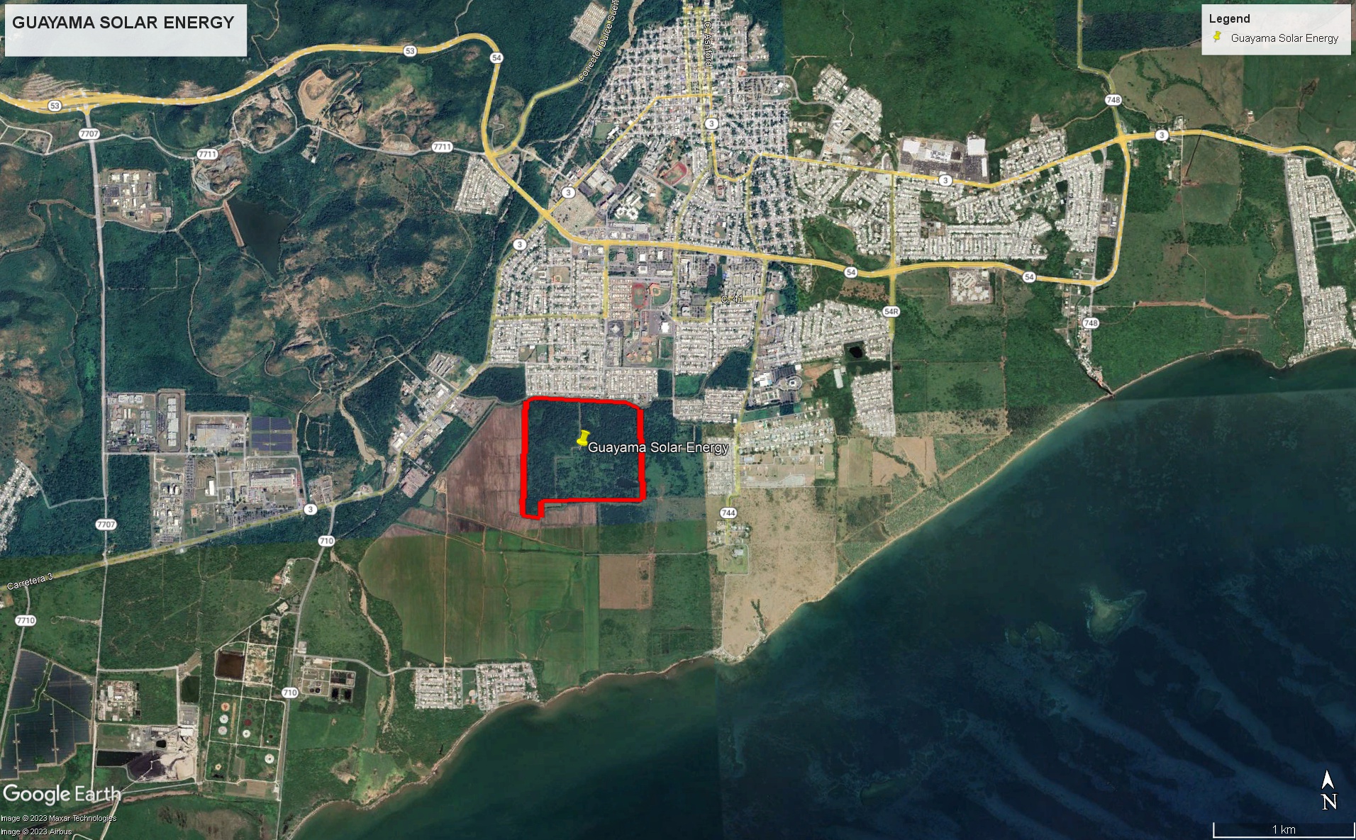 Guayama Solar Energy - Google Aerial Image