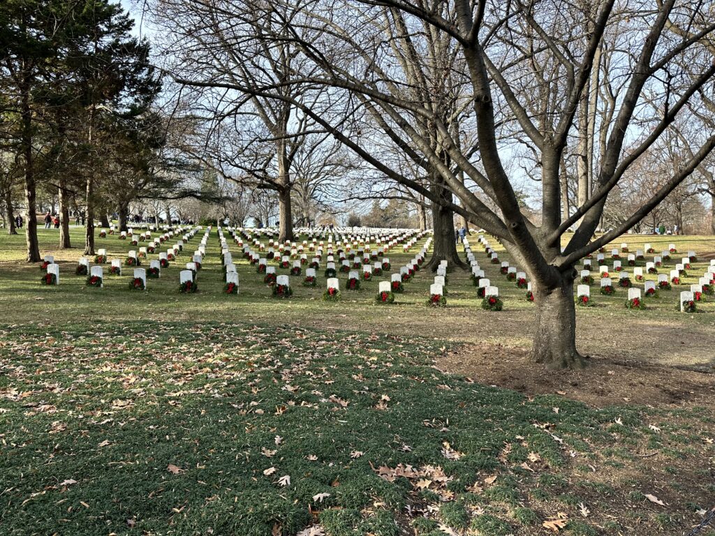 KEPSC collaborated with the Wreaths Across America project in Arlington National Cemetery.